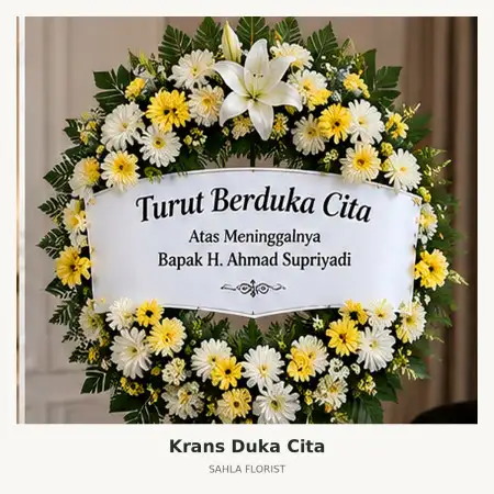 Krans Bunga Duka Kupang